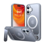 Étui Torras Pstand Series pour iPhone 16 Plus (Gris titane)