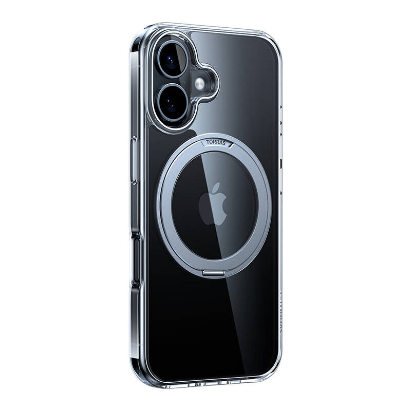 Coque Torras Ostand Pro pour iPhone 16 (Transparent) - Ypsilon Computers