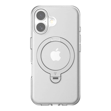 Torras Ostand Spin Étui pour iPhone 16 (Transparent) - Ypsilon Computers