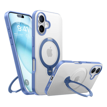 Coque Torras Ostand Spin pour iPhone 16 (Bleu) - Ypsilon Computers