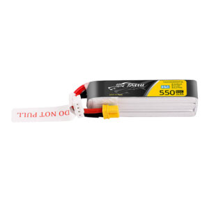 Batterie Lipo Tattu 3s 550mAh 95C 11.4V HV avec connecteur XT30 Long-Pack