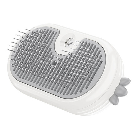 Brosse à vapeur pour chat Rojeco avec fonction de massage (blanche) - Ypsilon Computers