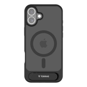 Étui Torras Pstand Series pour iPhone 16 (Noir)