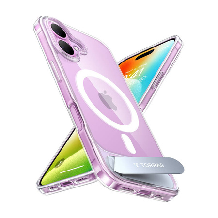 Coque Torras Pstand Series pour iPhone 16 (Transparent) - Ypsilon Computers