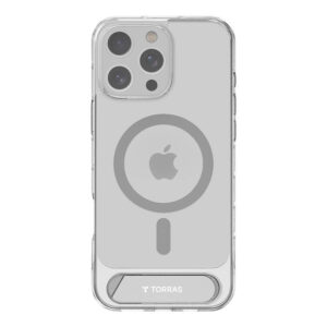 Coque Torras Pstand Series pour iPhone 16 Pro (transparente)