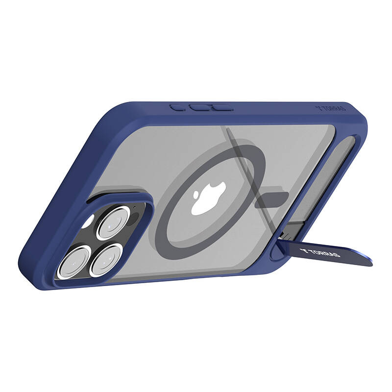 Coque Torras Pstand Series pour iPhone 16 Pro (Bleu) - Ypsilon Computers
