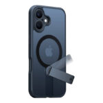 Torras Pstand Spin Étui pour iPhone 16 (Noir)