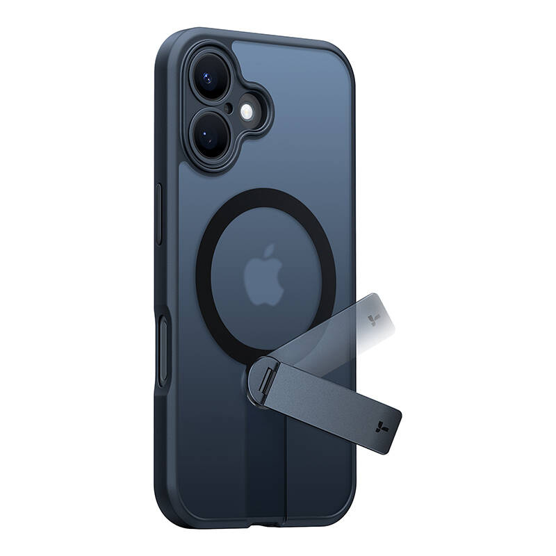 Torras Pstand Spin Étui pour iPhone 16 (Noir) - Ypsilon Computers