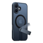 Torras Pstand Spin Étui pour iPhone 16 (Noir)