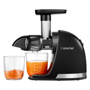 AMZCHEF 1501-BK-SM extracteur de jus à faible vitesse (noir) - Ypsilon Computers