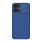 Nillkin CamShield Pro étui iPhone 16 Plus (bleu)