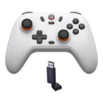 Manette de jeu sans fil GameSir-T4n Lite (blanche)