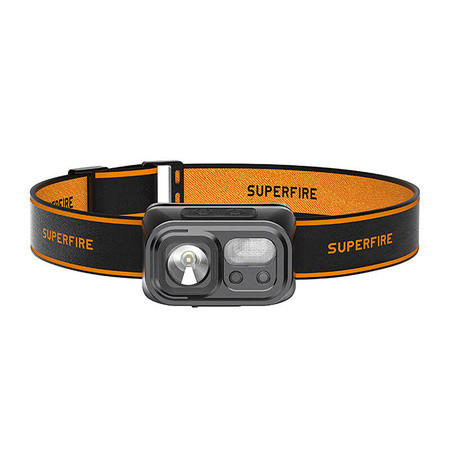 Lampe frontale Superfire HL23-S, 350lm, USB-C - Ypsilon Computers