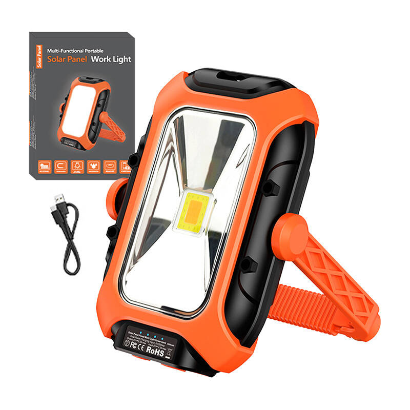 Lampe de chantier avec panneau solaire Superfire GM05 - 500 lm, batterie externe. - Ypsilon Computers