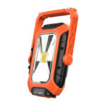 Lampe de chantier avec panneau solaire Superfire GM05 – 500 lm, batterie externe.