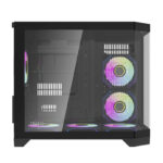 Boîtier d&rsquo;ordinateur Darflash FT418 + 6 ventilateurs aRGB (noir)