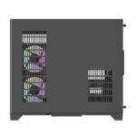 Boîtier d&rsquo;ordinateur Darflash FT418 + 6 ventilateurs aRGB (noir)
