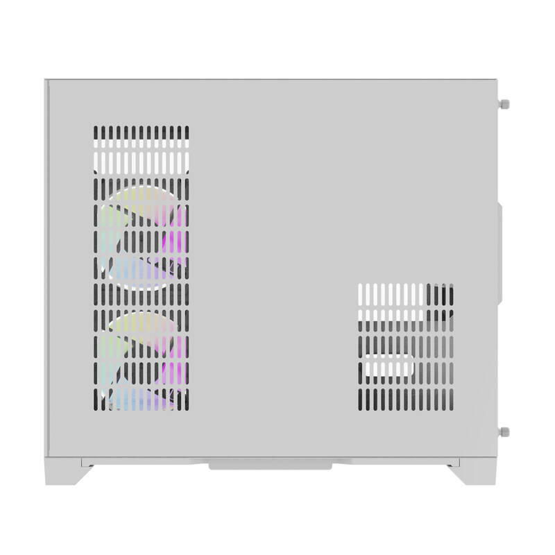 Boîtier d'ordinateur Darflash FT418 + 6 ventilateurs aRGB (blanc) - Ypsilon Computers
