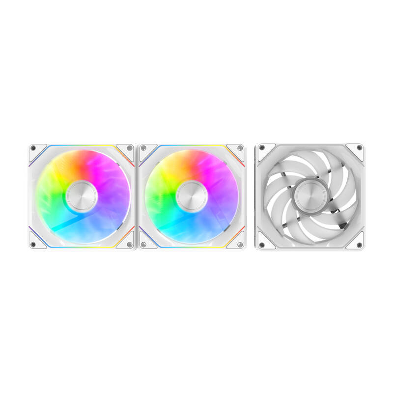 Darkflash Gauss G24 ventilateurs d'ordinateur 3-en-1 (blanc) - Ypsilon Computers