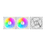 Darkflash Gauss G24 ventilateurs d&rsquo;ordinateur 3-en-1 (blanc)