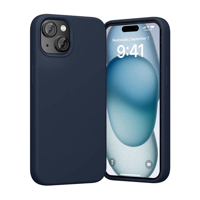 Vention KUFL0-20 Étui en Silicone pour iPhone 15 Plus (bleu) - Ypsilon Computers