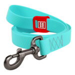 WAUDOG laisse pour chien imperméable 20mm de large, 183 cm de long bleue