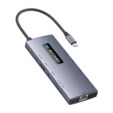 Adaptateur 10en1 HUB Blitzwolf BW-NEW TH8 - Ypsilon Computers