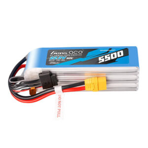 Batterie Gens Ace G-Tech 5500mAh 22.2V 60C 6S1P LIPO avec connecteur XT90