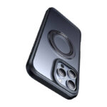Coque McDodo PC-4933 MagSafe pour iPhone 16 Pro Max avec support (noir)