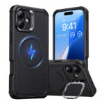 Coque Cyber Tough (HaloLock) ESR avec support pour iPhone 16 Plus (noir)