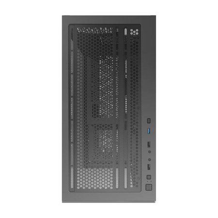 Boîtier d'ordinateur Darkflash C218M + 6 ventilateurs ARGB (noir) - Ypsilon Computers