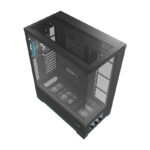 Boîtier d&rsquo;ordinateur Darkflash DY451L PRO (noir) + 1 ventilateur