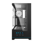 Boîtier d&rsquo;ordinateur Darkflash DY451 sans ventilateurs (noir)