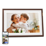 Arzopa D10 Cadre numérique 10.1&Prime; (marron foncé)