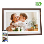 Arzopa D10 Cadre numérique 10.1&Prime; (marron foncé)