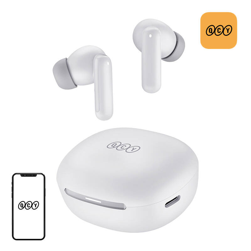 Casque TWS QCY MeloBuds HT16 (blanc) - Ypsilon Computers