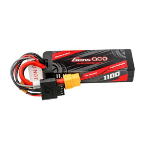 Batterie Lipo Gens ace G-Tech 1100mAh 11.1V 3S1P 60C GRP-76 Hardcase avec connecteur XT60