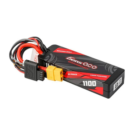 Batterie Lipo Gens ace G-Tech 1100mAh 11.1V 3S1P 60C GRP-76 Hardcase avec connecteur XT60 - Ypsilon Computers