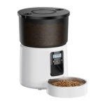 Rojeco Distributeur Automatique de Nourriture 3L Version Bouton (Blanc)