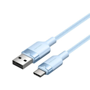 Câble USB 2.0 A vers USB-C 3A Vention CTNLF 1M (bleu)