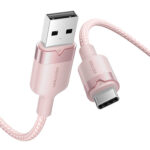 Câble USB 2.0 A vers USB-C 3A Vention CTNPH 2M (rose)