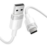 Câble USB 2.0 A vers USB-C 3A Vention CTNWH 2M (blanc)