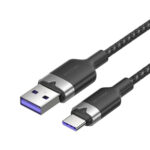 Câble USB 2.0 A vers USB-C 6A Vention CTOBF 1M (noir)