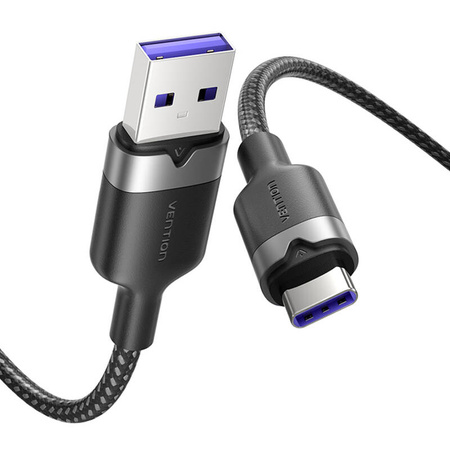 Câble USB 2.0 A vers USB-C 6A Vention CTOBH 2M (noir) - Ypsilon Computers