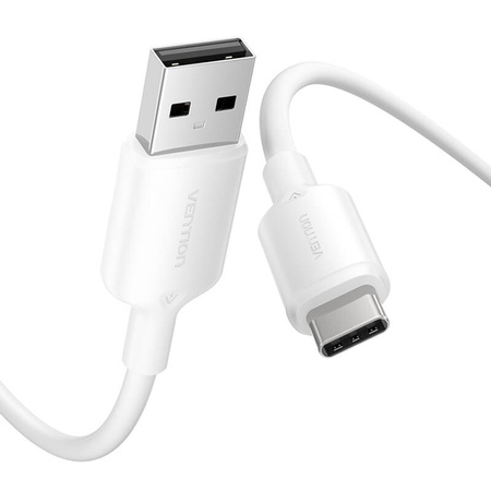 Câble USB 2.0 A vers USB-C 3A Vention CTQWF 1M (blanc) - Ypsilon Computers