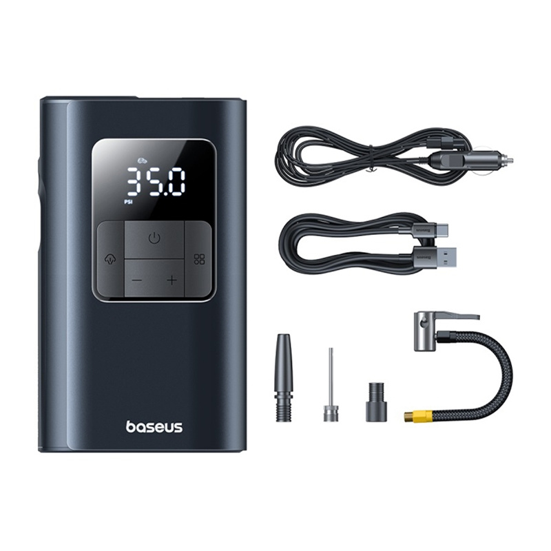Baseus PrimeTrip VA1 pompe 2-en-1 avec lampe de poche noire - Ypsilon Computers