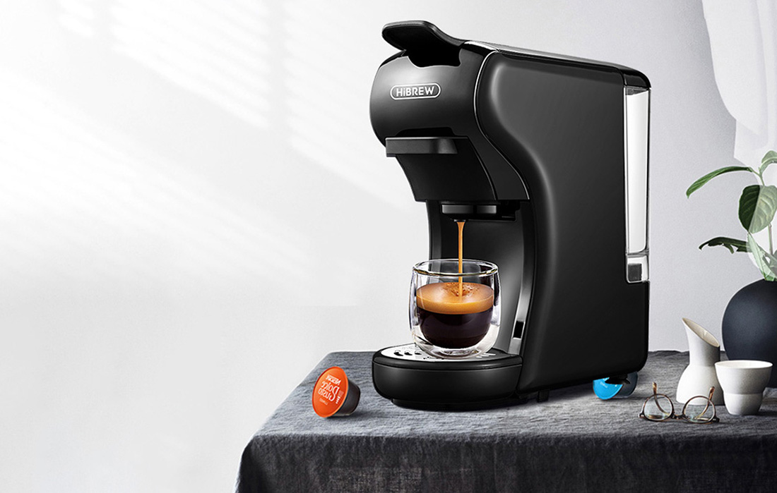 HiBREW H1A – Machine à café capsules 4‑en‑1 - Ypsilon Computers