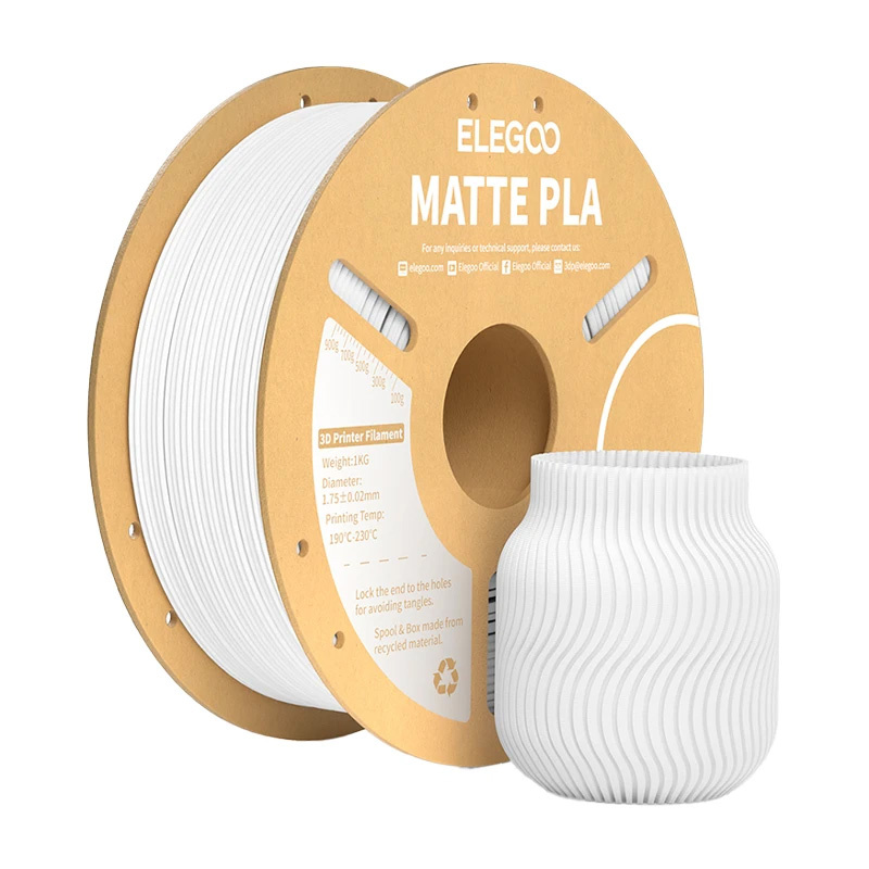 Filament PLA Mat ELEGOO (Blanc) - Ypsilon Computers