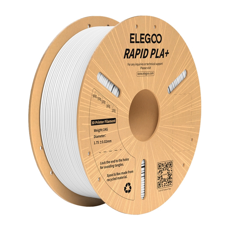 ELEGOO Rapid PLA+ Filament (Blanc) - Ypsilon Computers