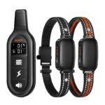 RojecoPD521 Collier de Dressage pour Chien 1000m avec 2 colliers (noir)